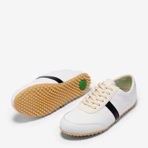 Plae Ecols Women's Waterproof White Size 5.5 Full Grain Leather Sneakers